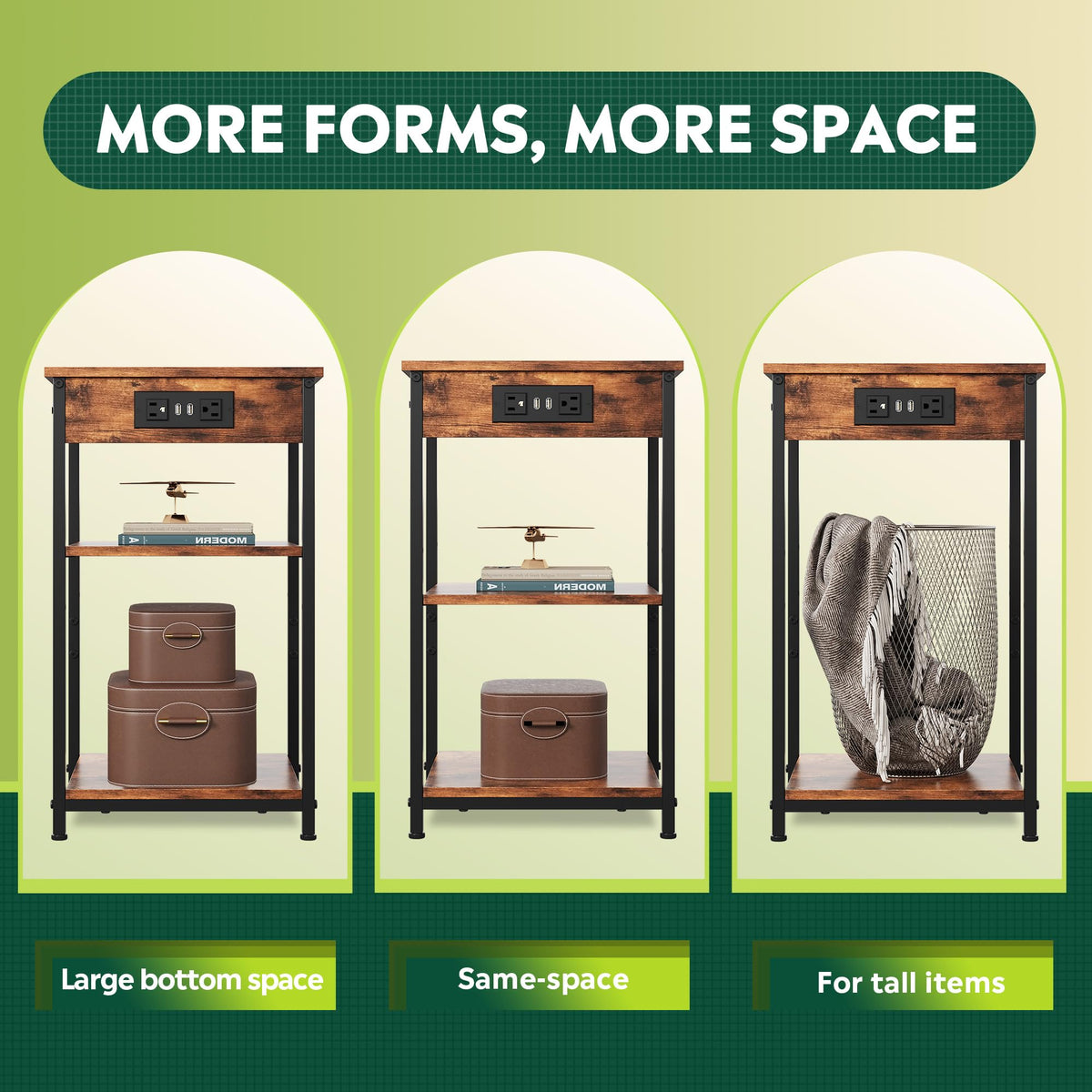 End Table with Charging Station Z91990