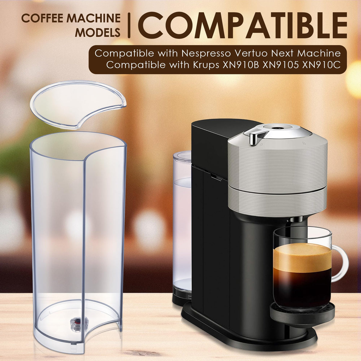 Coffee Machine Water Tank & Lid W1368