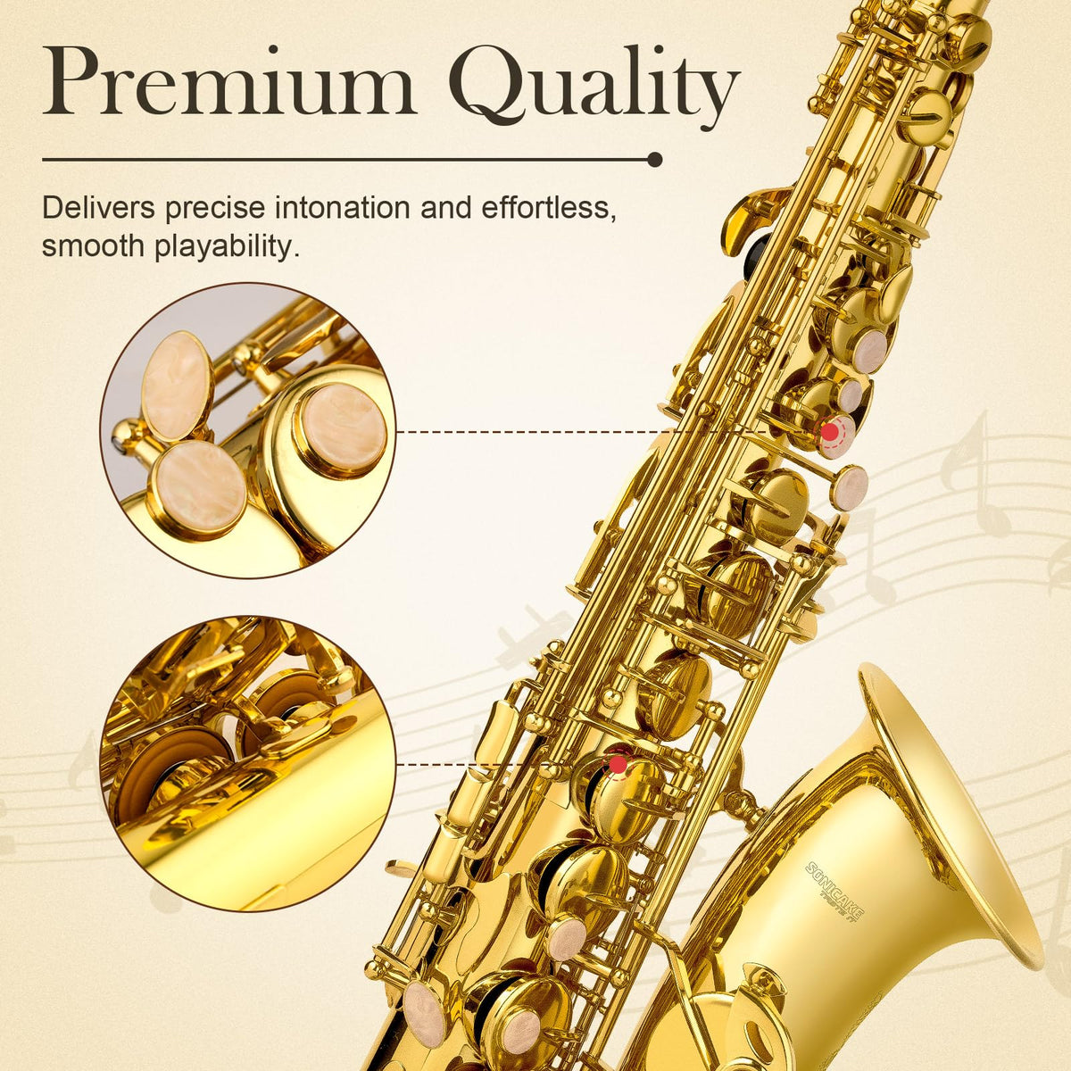 E Flat Alto Saxophone Full Kit E334