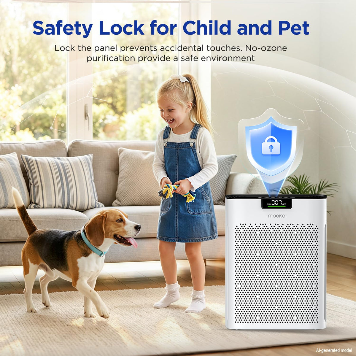 White HEPA Filter Air Purifier P299677