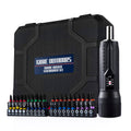 Torque Screwdriver Wrench Set 10-70 Inch Pounds with T-bar Handle, 40 Hex Bits, 1/4" Socket, Black E265