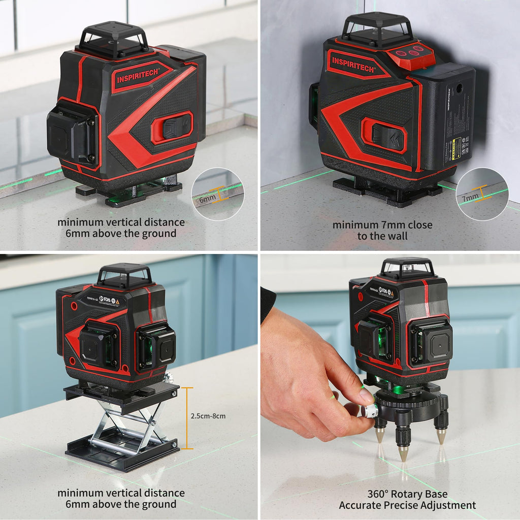 360 Self Leveling Green Beam Cross Line Laser Level L58440