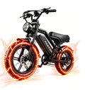 1000W 48V 16Ah Fat Tire Electric Bike C458397