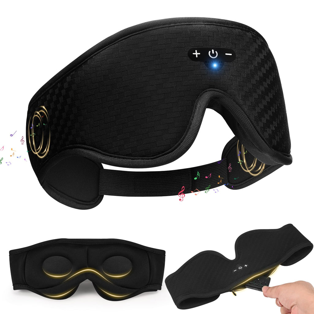 Adjustable Sleep Mask with Bluetooth Headphones X2783