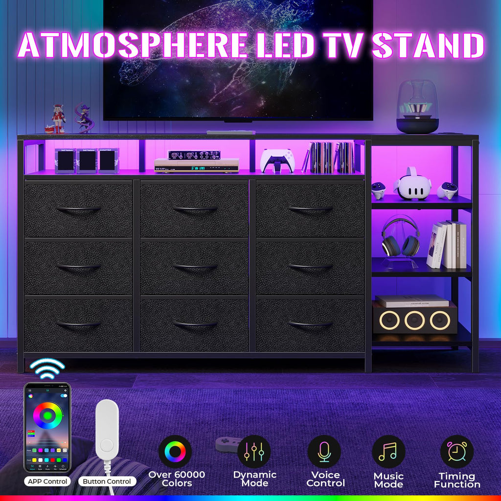 Black TV Stand R312