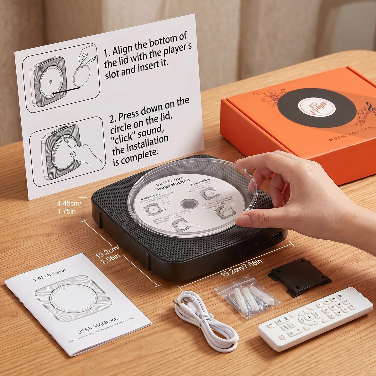 Portable Bluetooth CD Player U32252