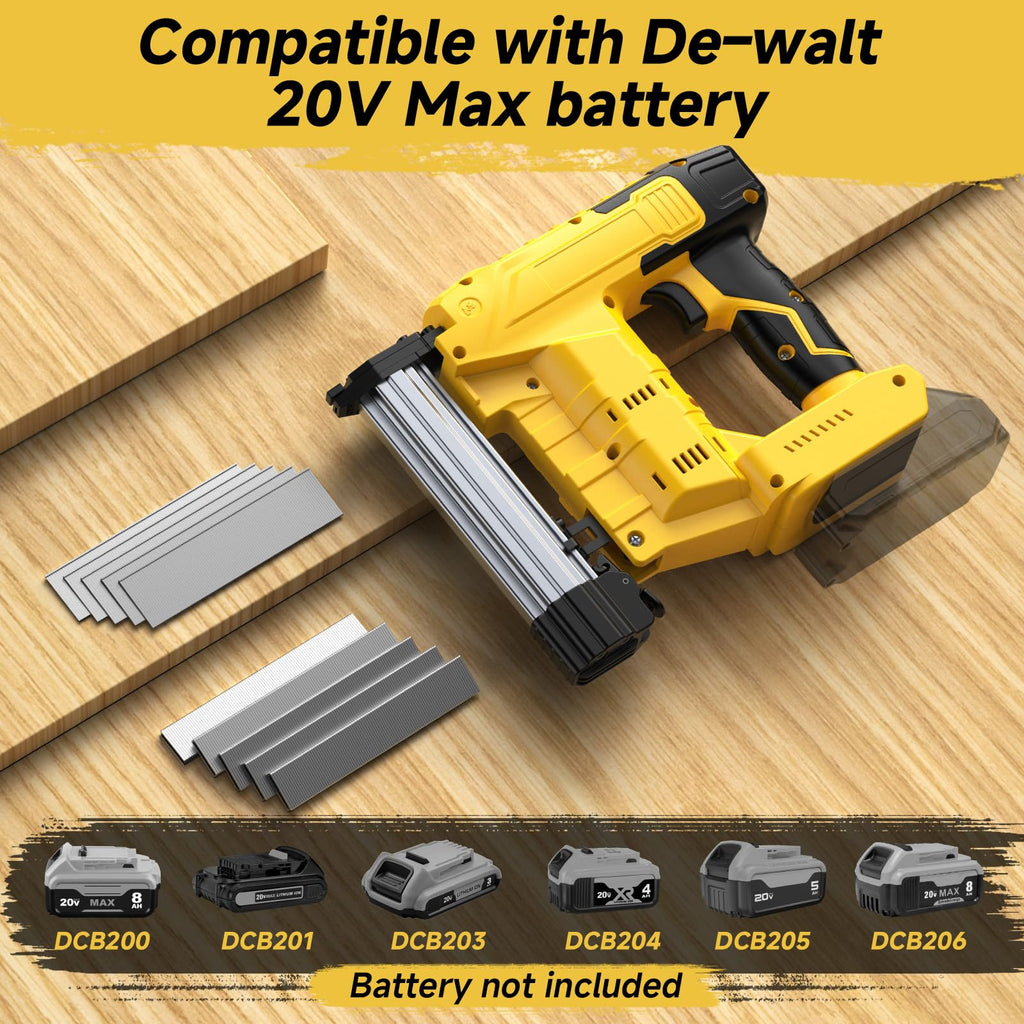Cordless 18GA Brad Nailer & Stapler with 1000 Nails & Staples E348078