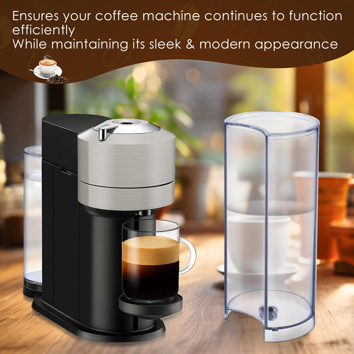 Coffee Machine Water Tank & Lid W1368