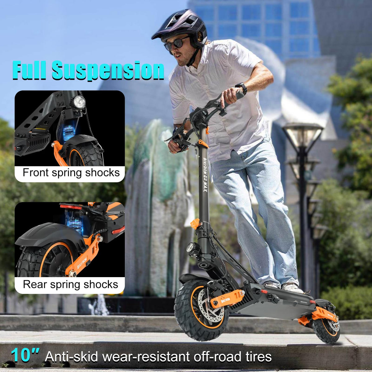 1600 W Motor 50 Miles Range 40 MPH Electric Scooter C851313