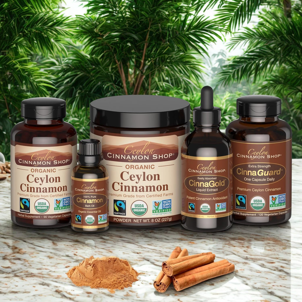 Organic Ceylon Cinnamon Capsules, 90 Count J4854