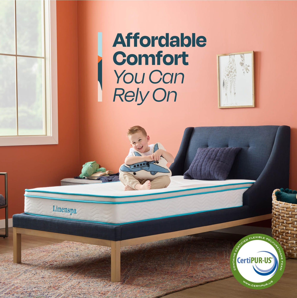 8 Inch Hybrid Twin Mattress Z108607
