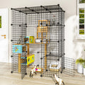 Large Detachable Metal Wire Cat Enclosure T2493