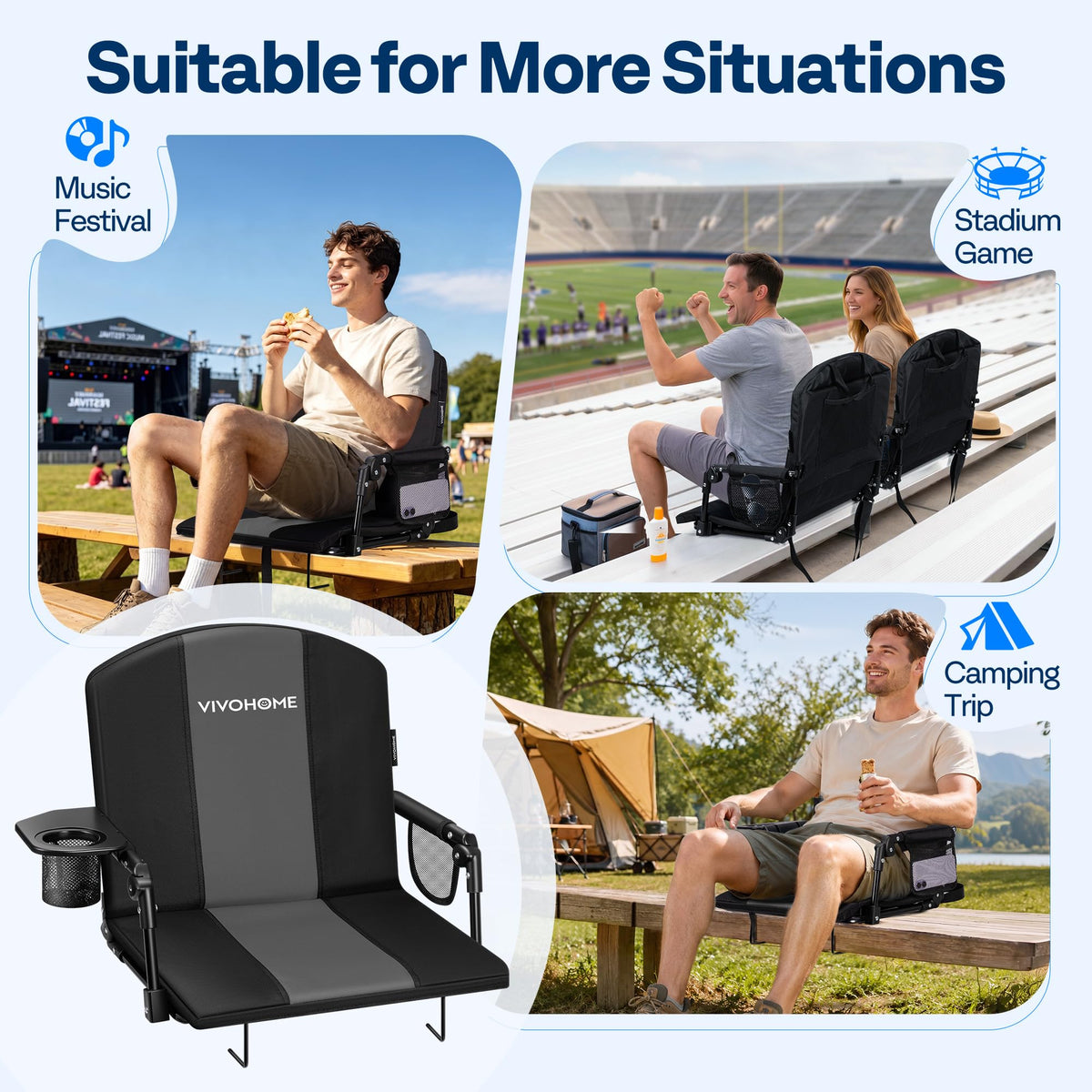 Stadium Seats with Back Support C69980