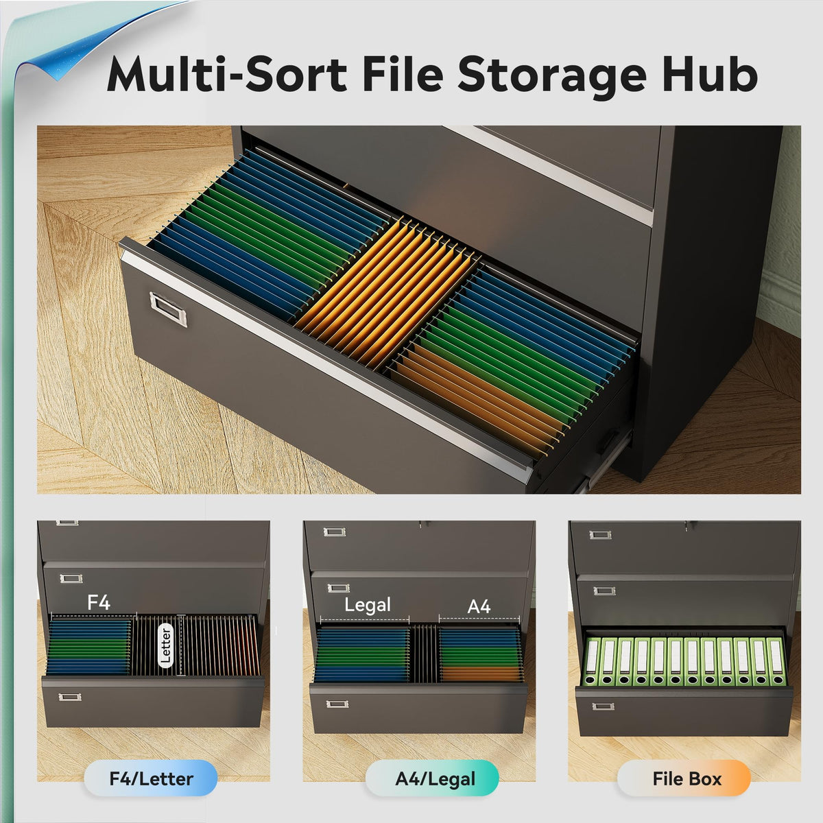 3 Drawer Lateral File Cabinet V902651