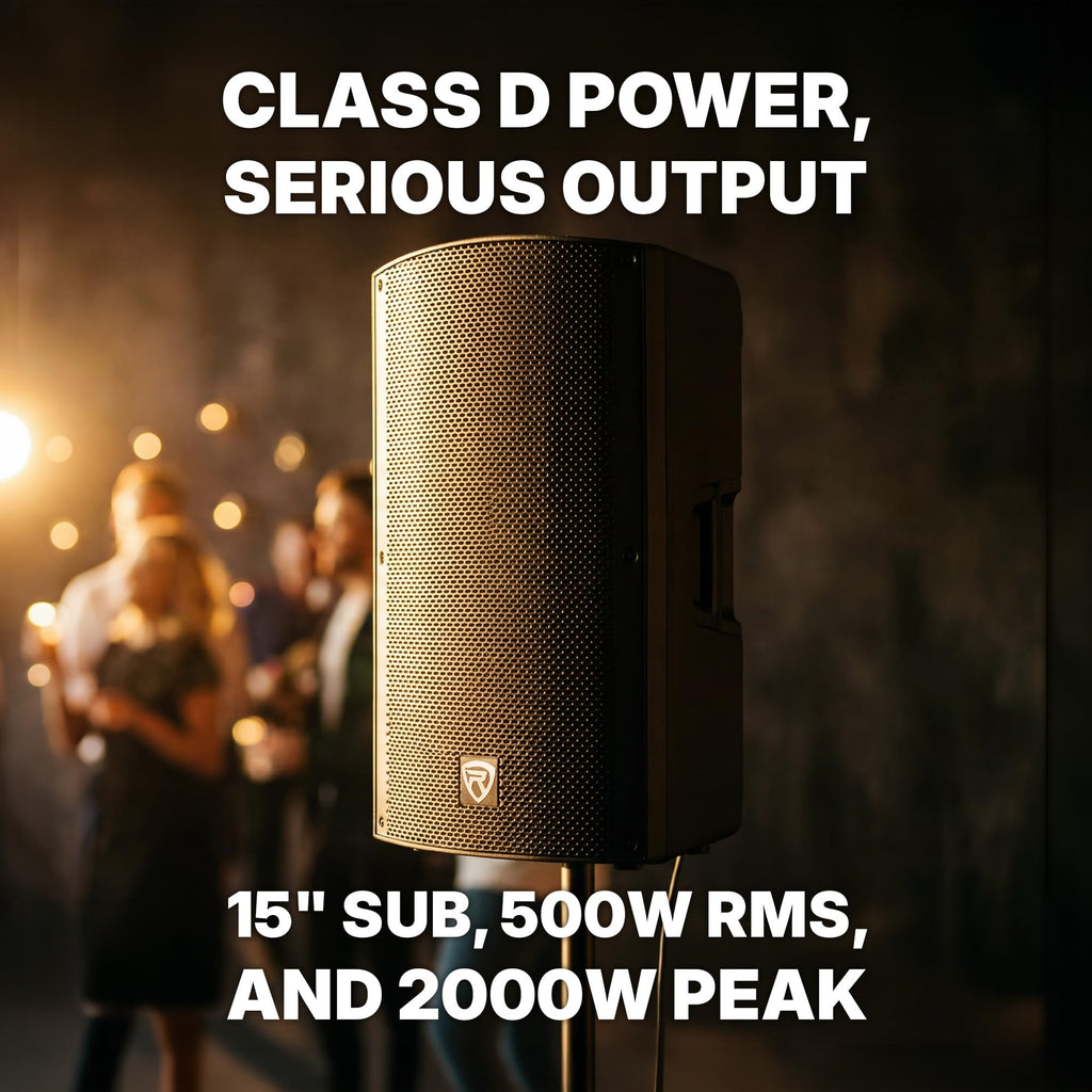 15" Powered PA Speaker with Bluetooth E1199