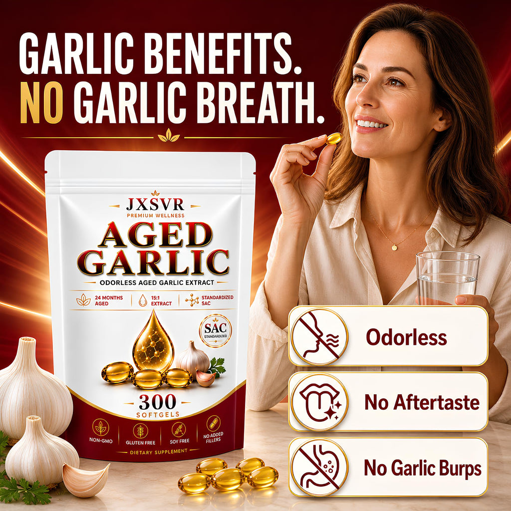 Aged Odorless Garlic Extract Softgels 300 Count R537757