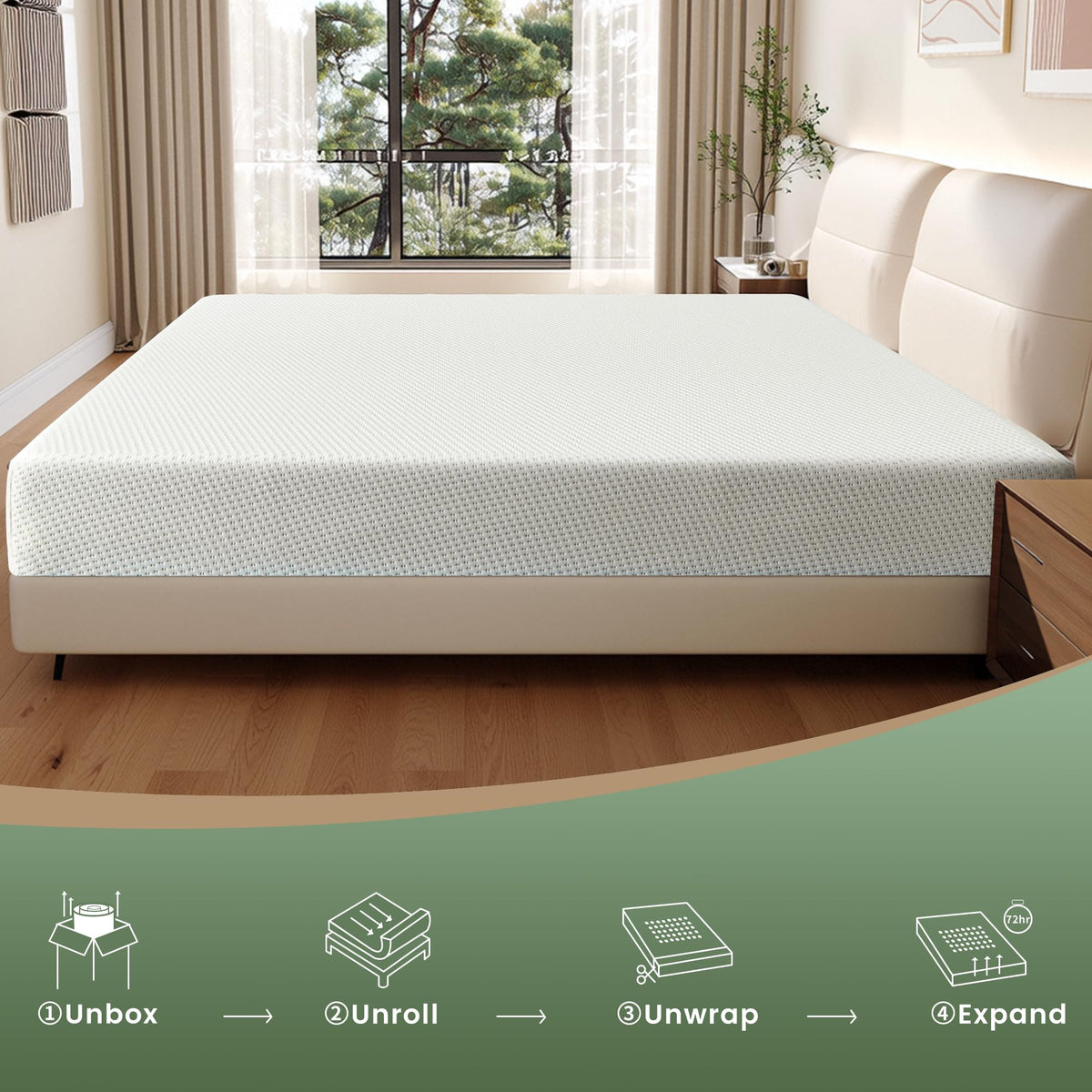 Twin 5 Inch Memory Foam Mattress J6341