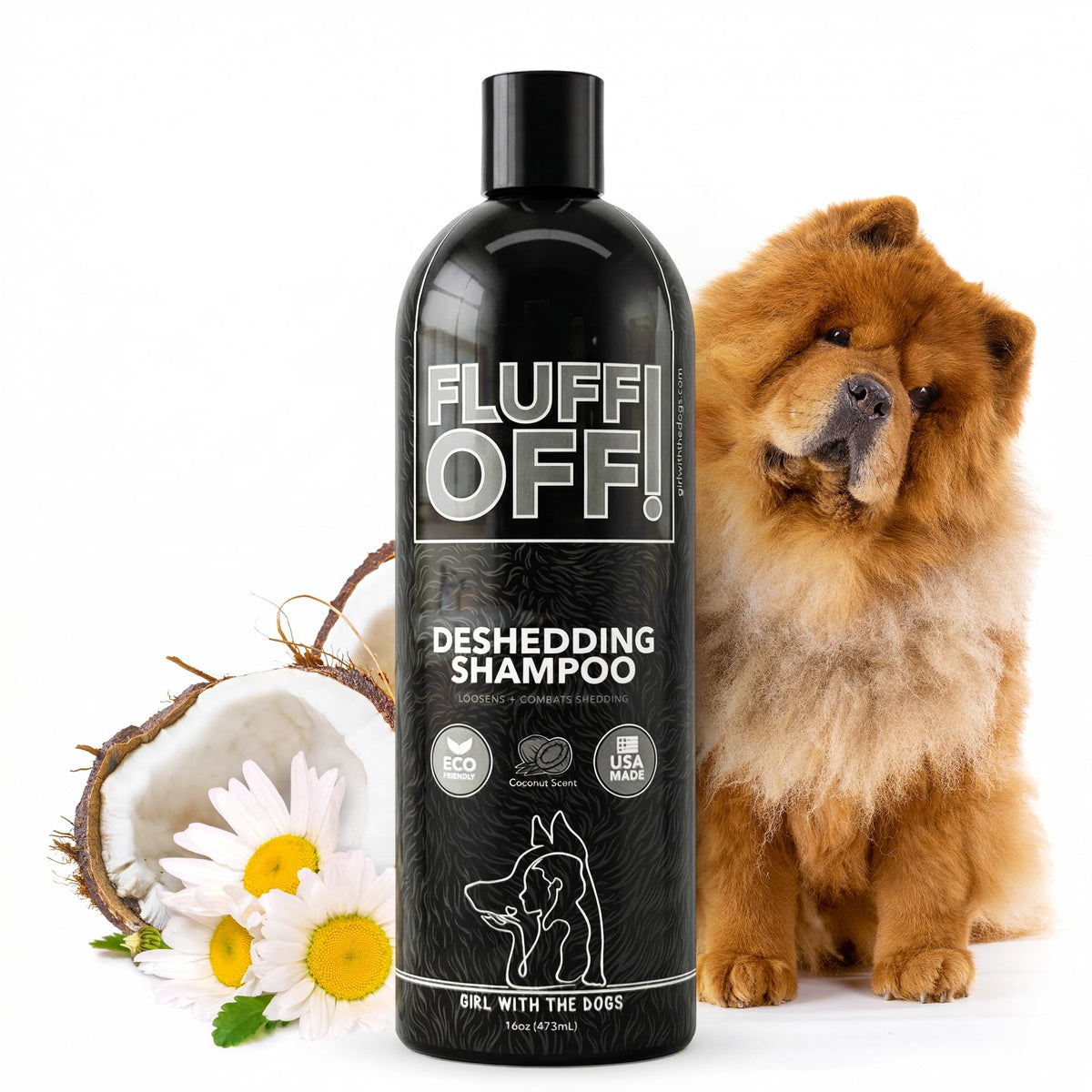 Natural Deshedding Dog & Cat Shampoo N90135