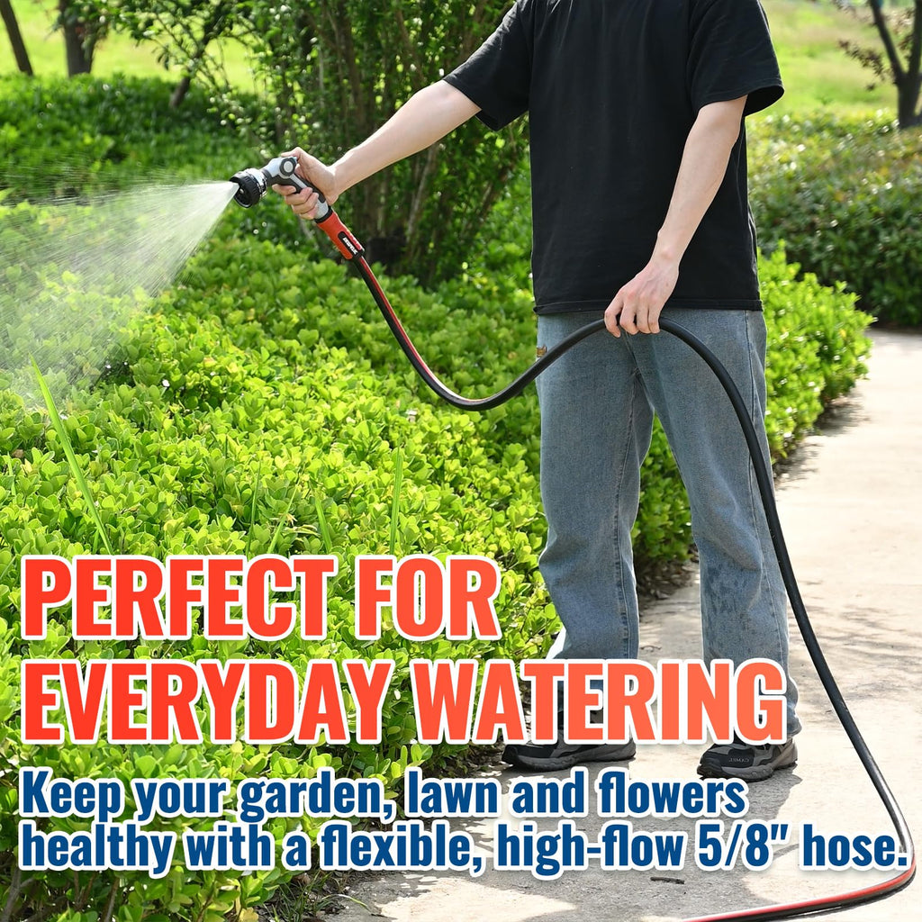100ft Garden Hose 5/8in I.D. with Swivel Brass Handle S462
