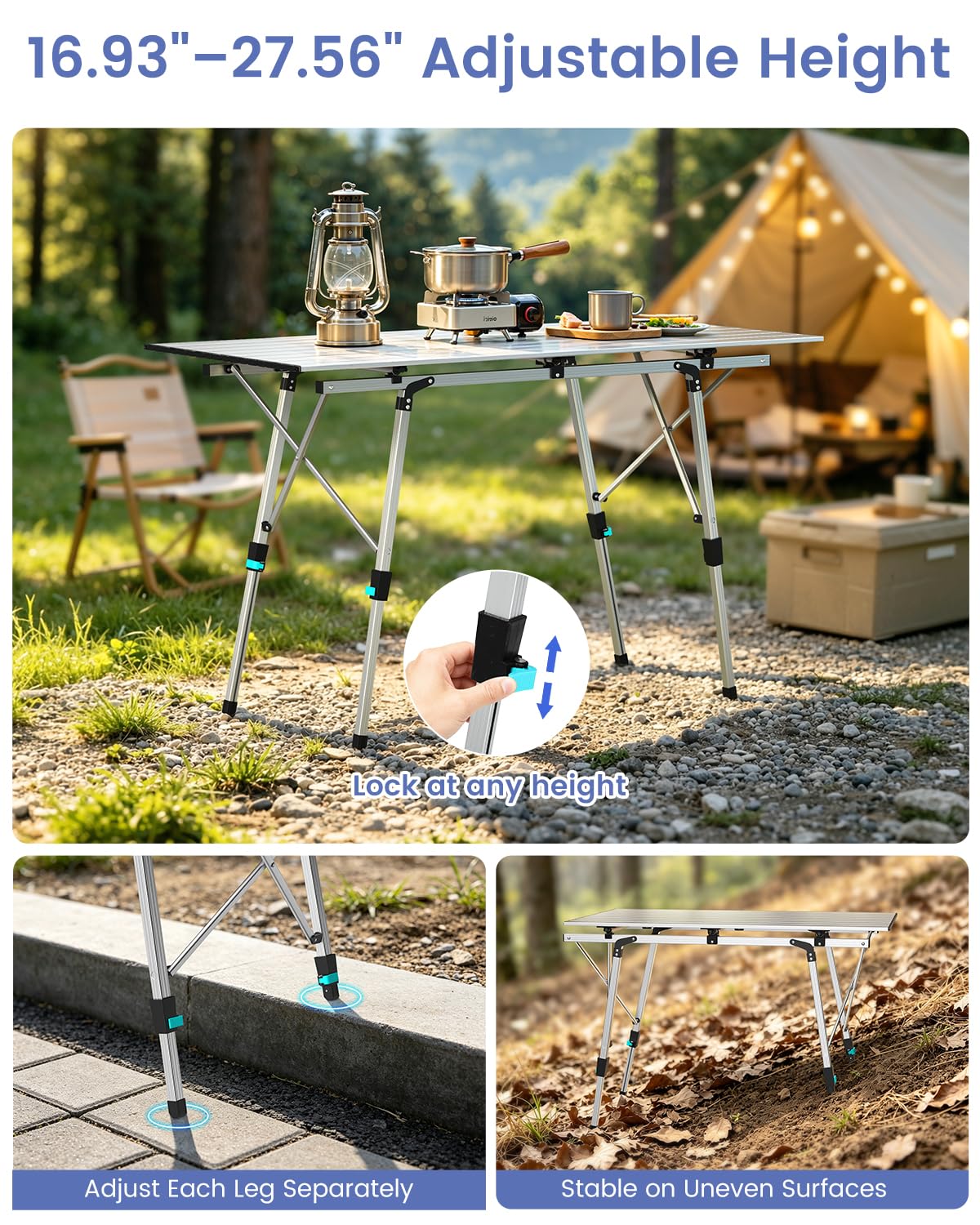 Aluminum Folding Camping Table R84557