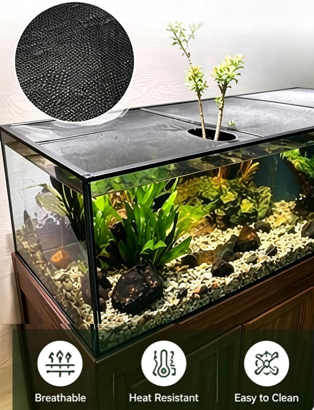 Aluminum Fish Tank Mesh Lid I404