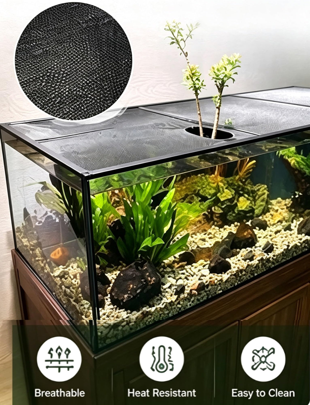 Aluminum Fish Tank Mesh Lid I404
