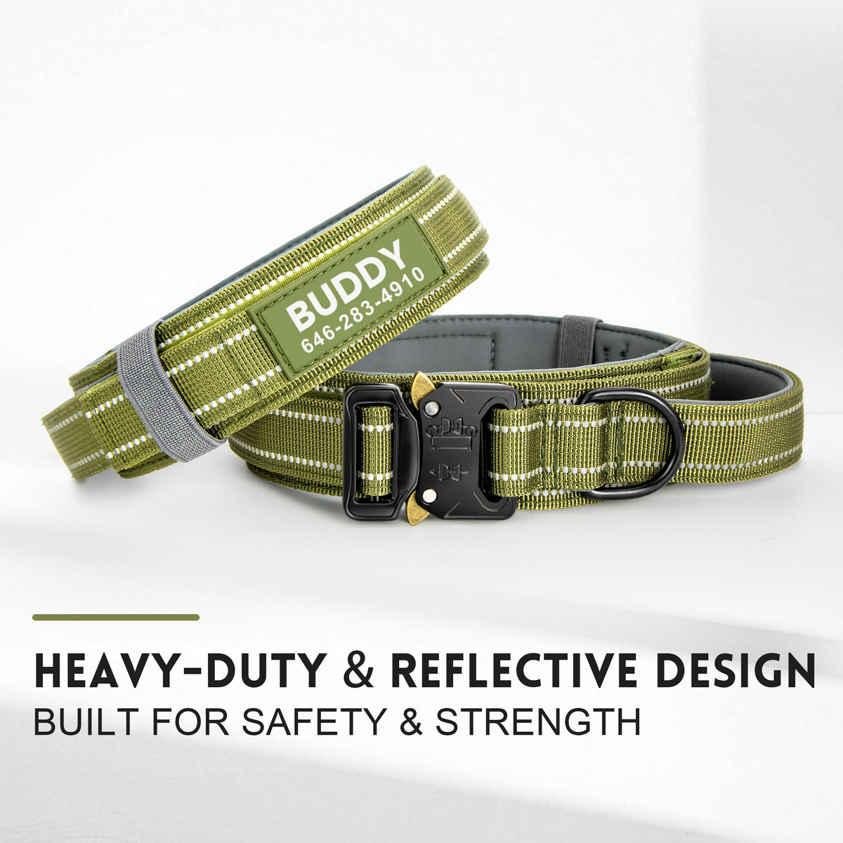 Tactical Dog Collar with Handle D55001
