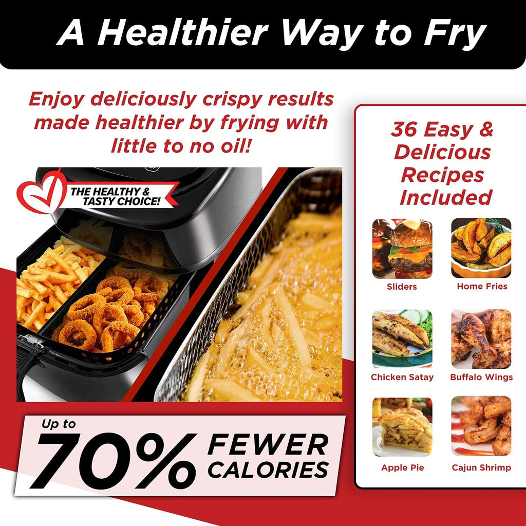 6-Quart Digital Air Fryer with Probe V38799