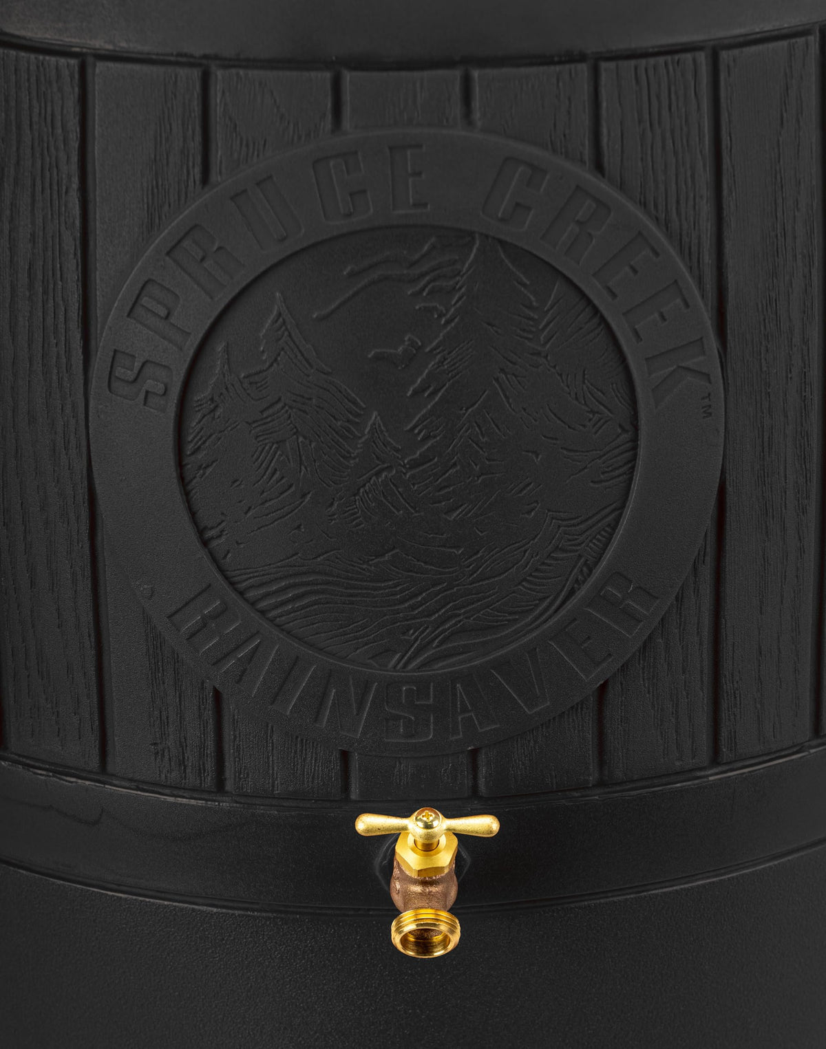 54 Gallon Black Rain Barrel E531013