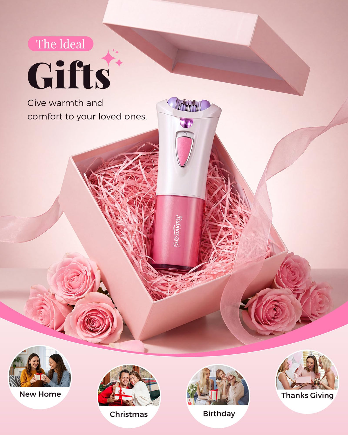 Portable Electric Facial Epilator with LED F67589