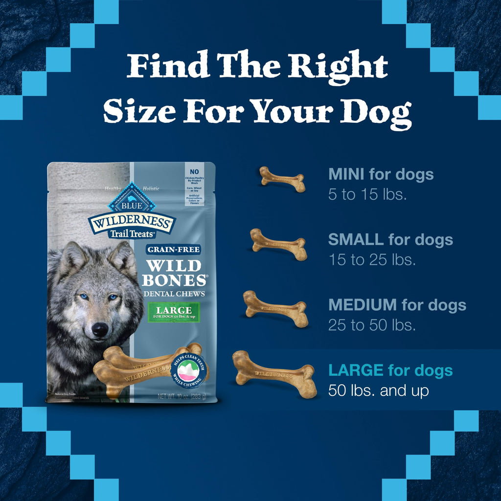 Grain-Free Large Dog Dental Chews O598