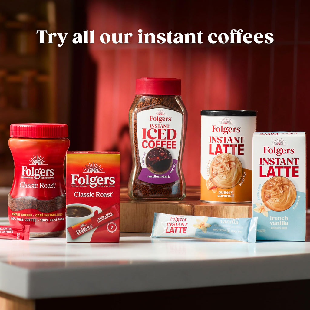 Instant Iced Coffee 7 Ounce Jar Pack of 6 F213