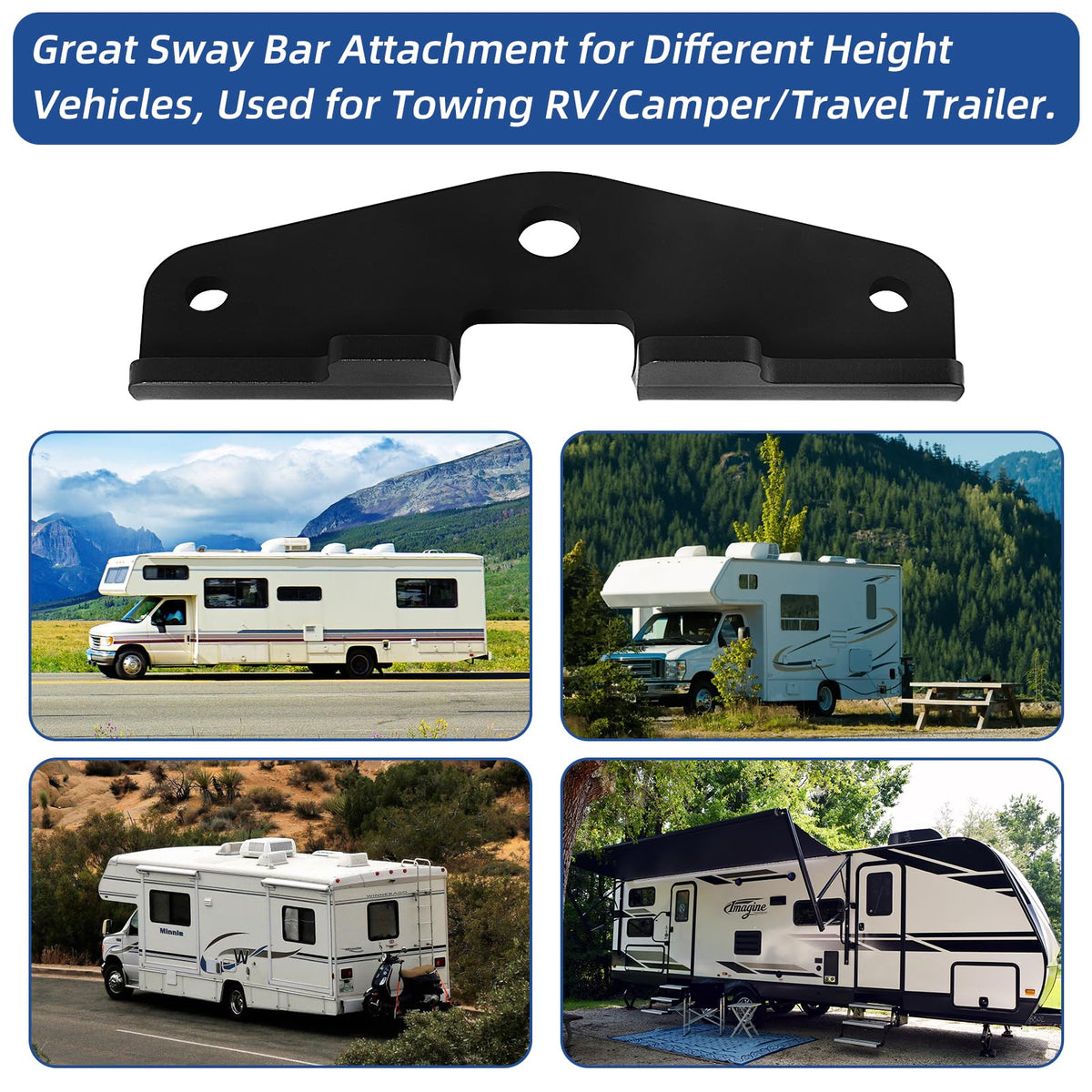 Trailer Hitch Sway Control Adapter V7467