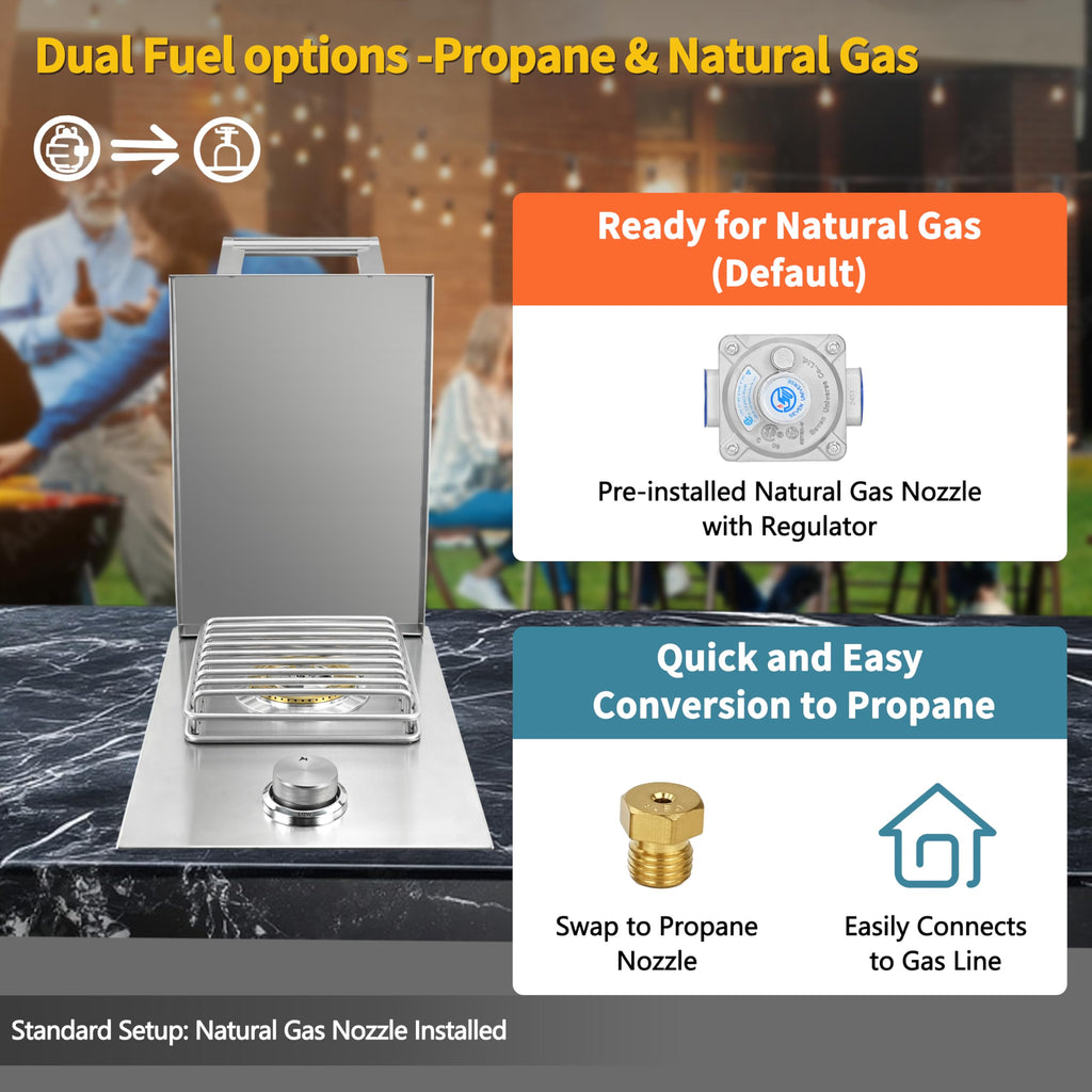Built-in Single Side Burner R480