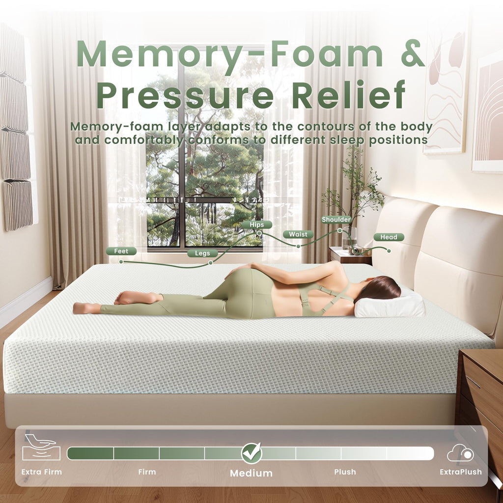 Twin 5 Inch Memory Foam Mattress J6341