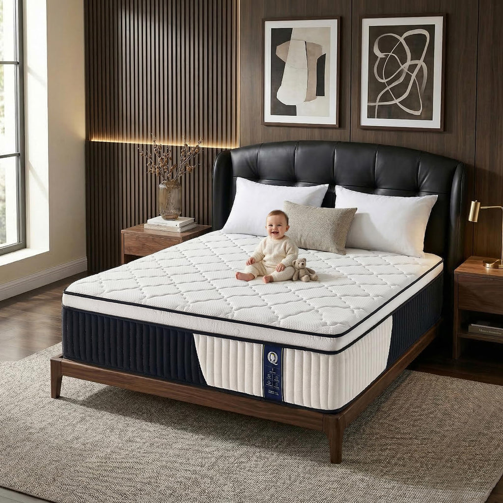 12 Inch Medium Firm Hybrid Mattress T854683