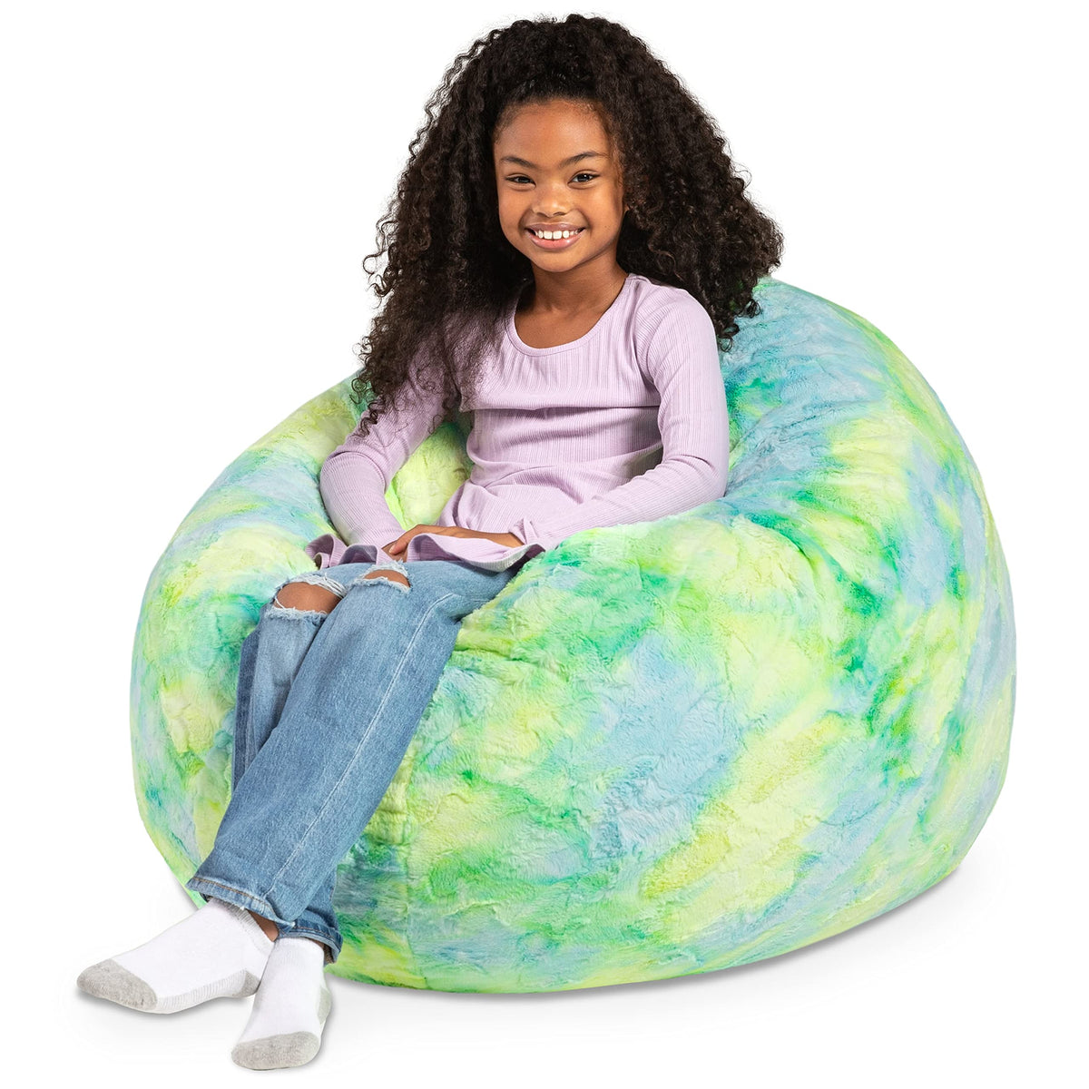 Faux Fur Bean Bag Chair Q271