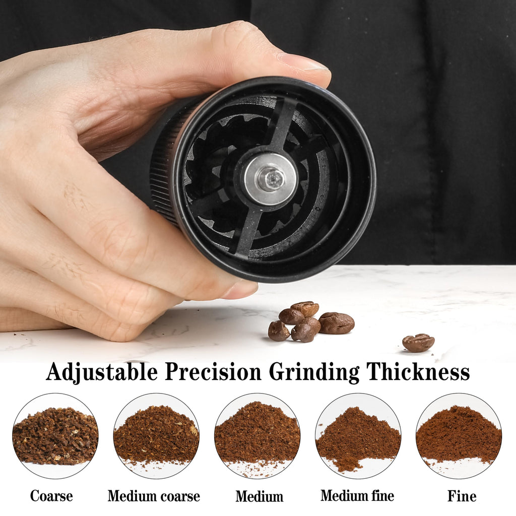 Manual Coffee Grinder with Stainless Steel Conical Burr W8226