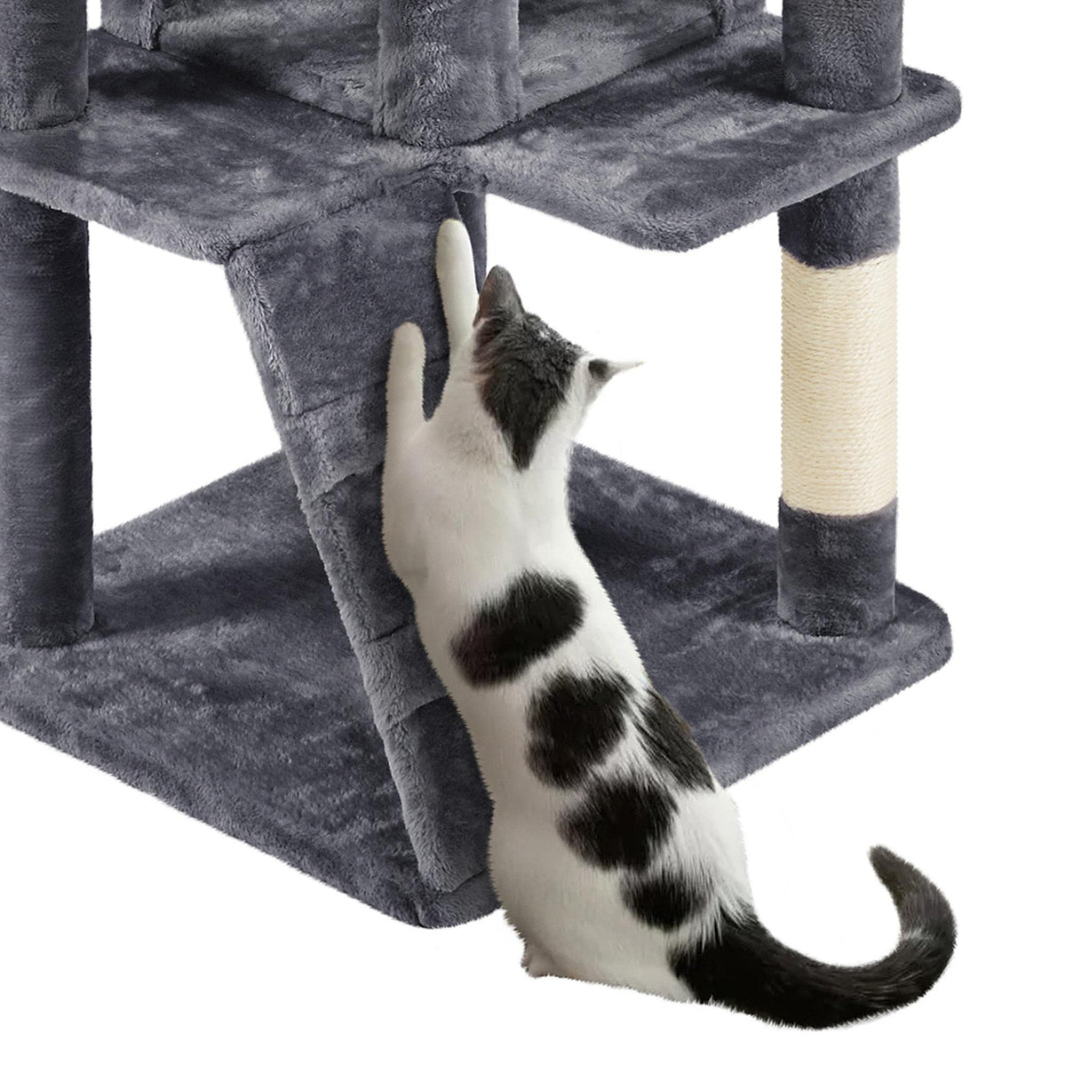 70in Cat Tree with Sisal Scratching Post V3784