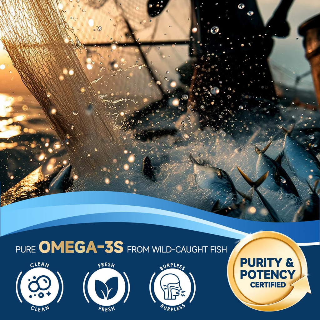 Omega-3 Fish Oil 2000mg 120 Softgels E37134