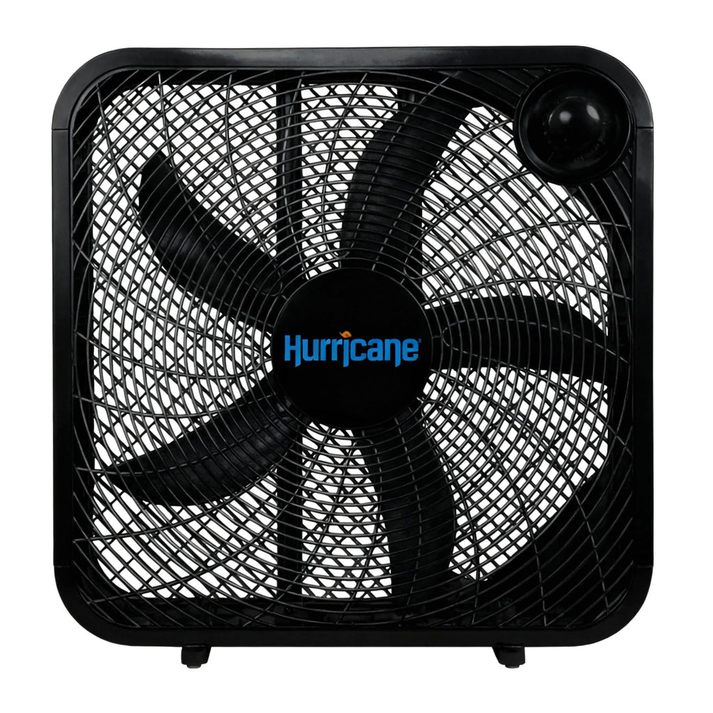 Black 3 Speed 20in Floor Box Fan O503360