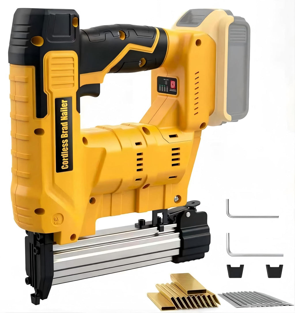 Cordless 18GA Brad Nailer & Stapler with 1000 Nails & Staples E348078
