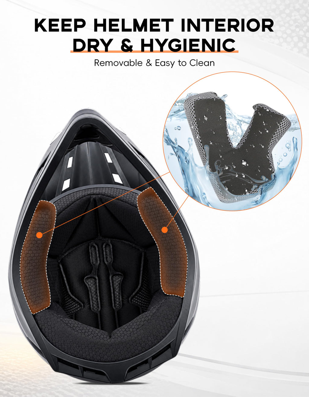 Black Youth Kids Full Face Motocross Helmet X6467