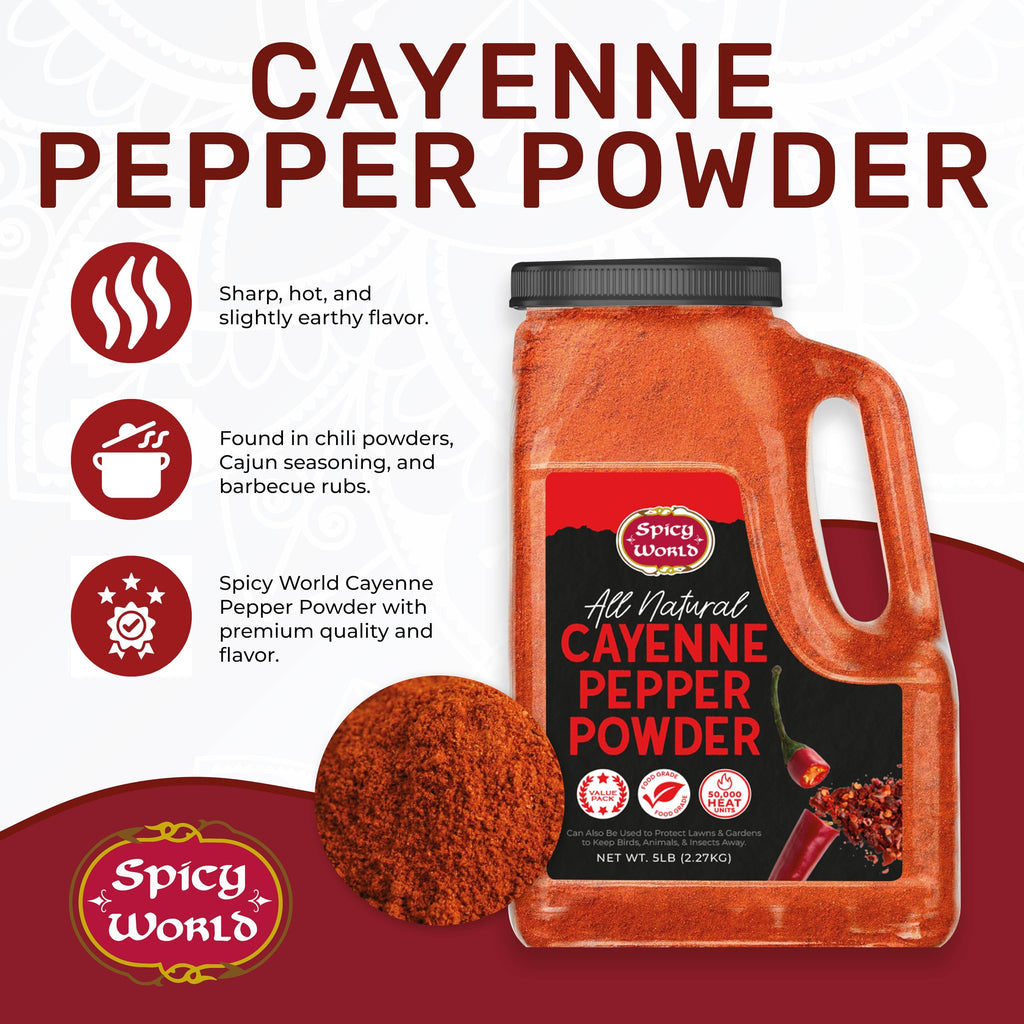 Cayenne Pepper Powder 5 LBS Gluten Free N47161