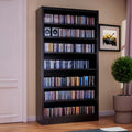 55" Metal Media Storage Cabinet with 6 Adjustable Shelves Q9015