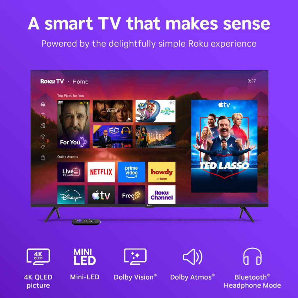55-Inch 4K QLED Mini-LED Smart TV N10864