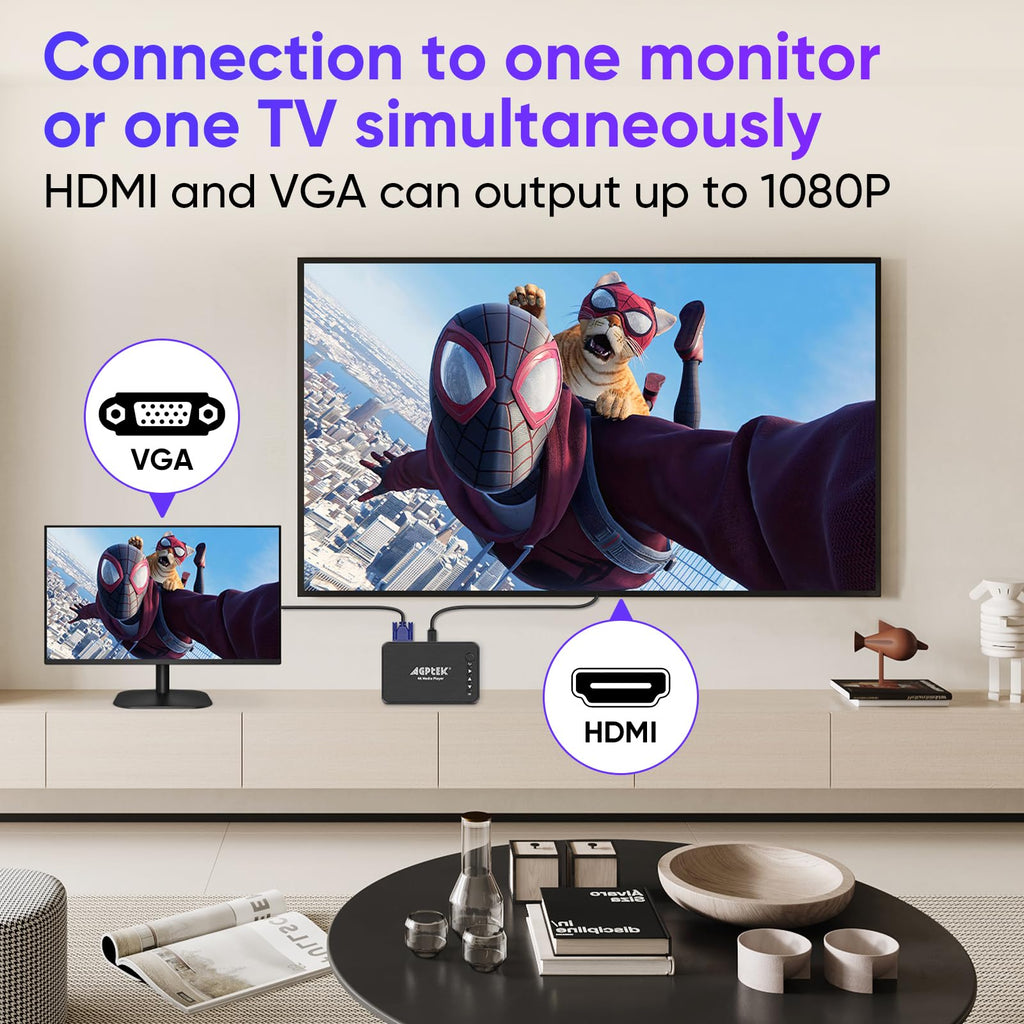 4K HDMI TV Media Player W866870