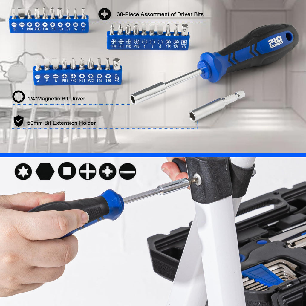 160-Piece Blue Tool Set A4166