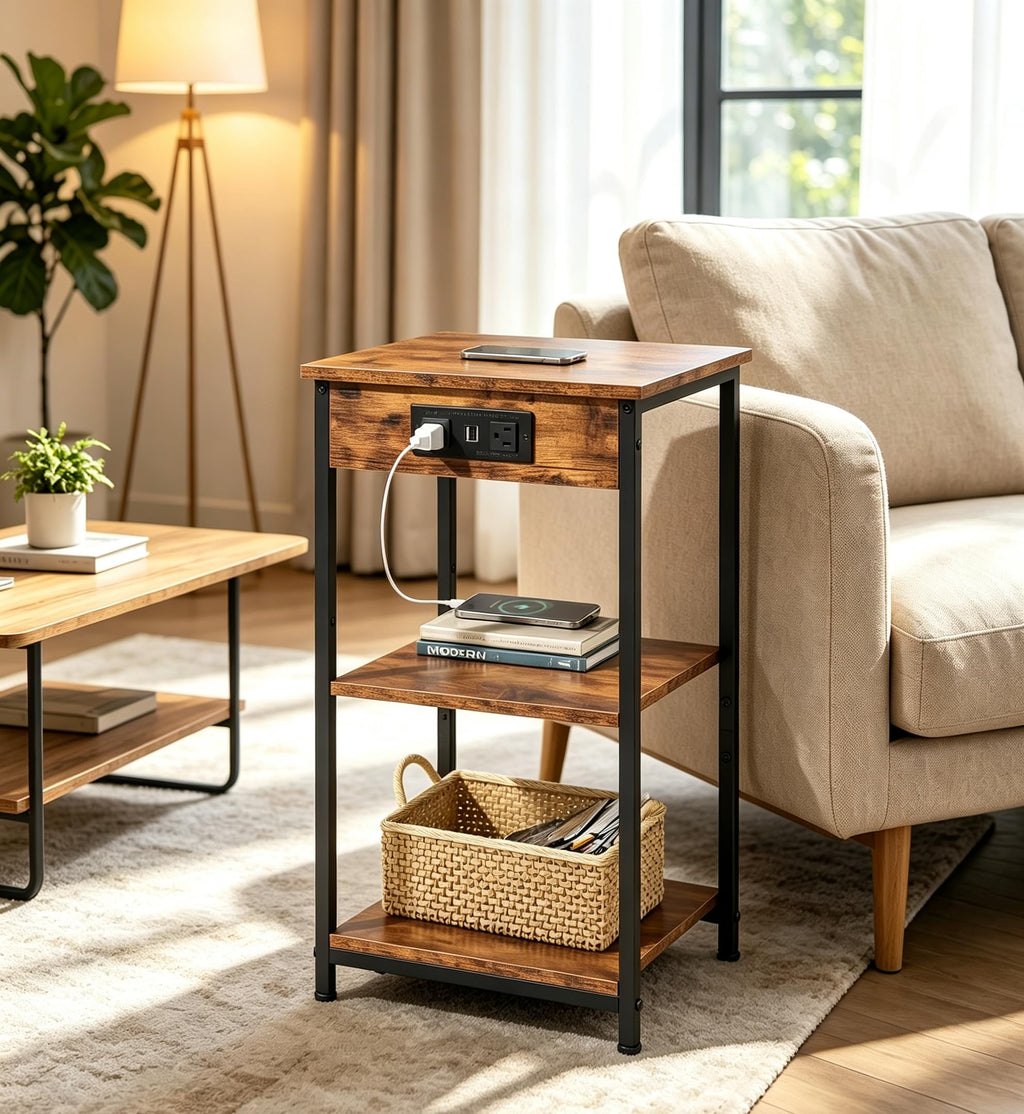 End Table with Charging Station Z91990
