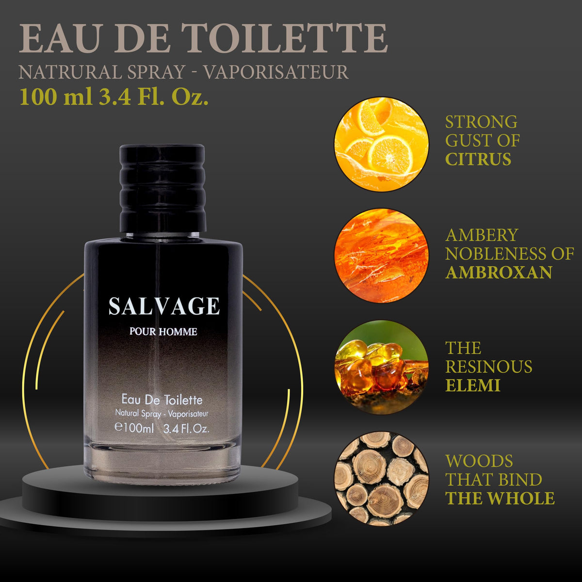 Men's Eau De Toilette Spray 3.4 Oz L104